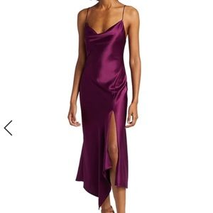 Alice and Olivia harmony slip dress in Boysenberry sz 10